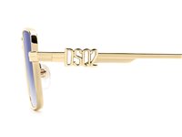 Napoli - Corso Giuseppe Garibaldi 197 - Occhiali da sole Dsquared2 Uomo D2 0104/SLKS/08 GOLD BLUE52 - D2 0104/SLKS/08 GOLD BLUE52